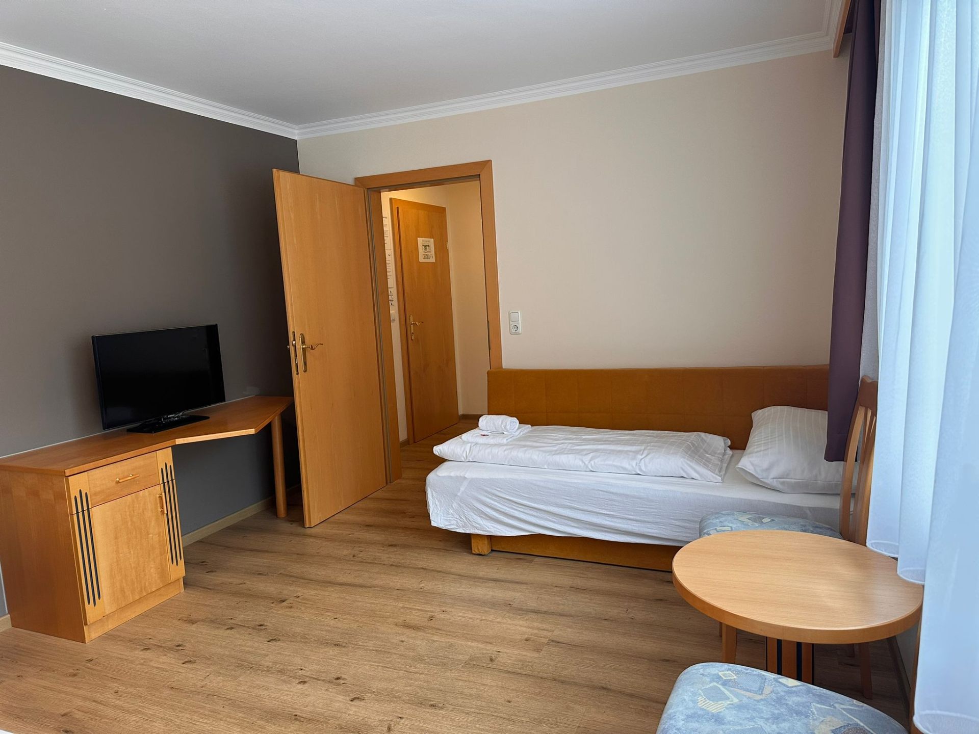Sovesofaområde med TV
